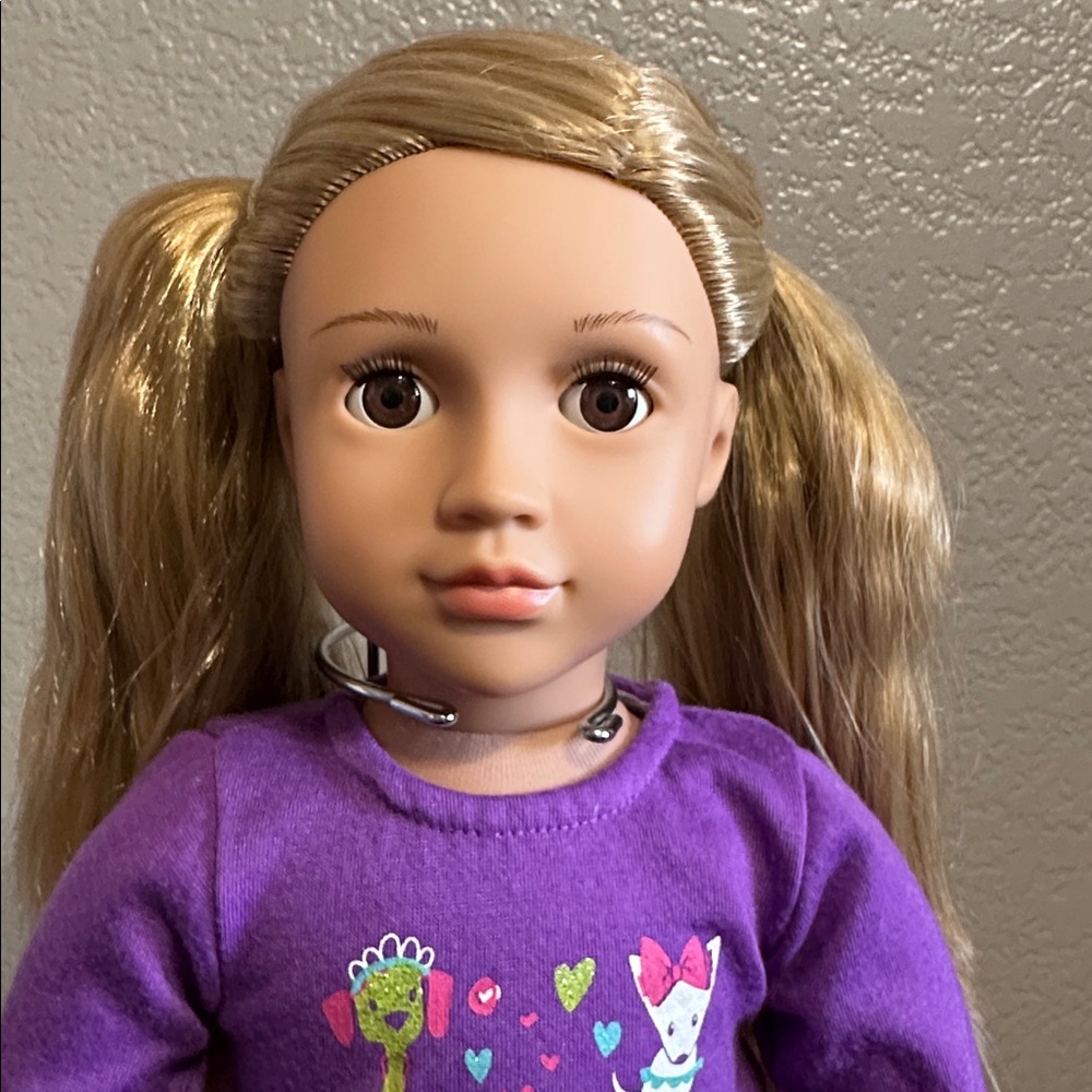 Our Generation 18” Doll Blonde Brown Eyes